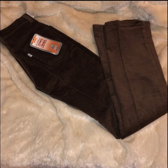 Levi’s Chocolate Brown Corduroy Slim Fit Jeans - Picture 2 of 14